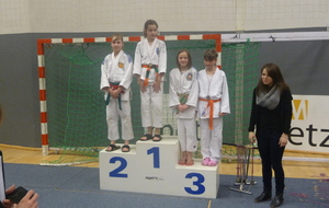 Lucie SINDT 3ème du grand prix benjamins de METZ