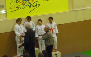 Louise SABIN 3ème du tournoi de Saint AVOLD 2012