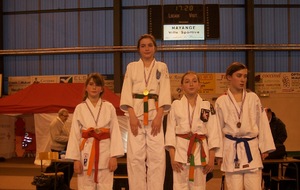 Lucie SINDT 2ème du grand prix benjamins de Hayange le 10 février 2013