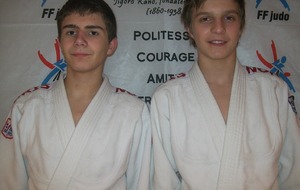 Romain RiZZO et Vidric PETRY  représentront l'AJKS aux interrégions le 24 mars 2013 à Vittel